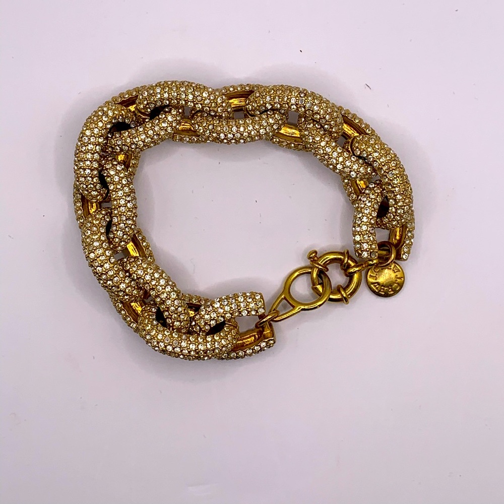 J. Crew Crystal Link Bracelet